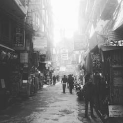 Thamel in muted tones Thamel in muted tones