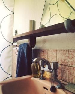 our shared pink bathroom our shared pink bathroom