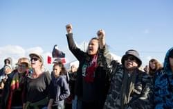 Ihumaatao solidarity action Ihumaatao solidarity action