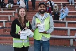Volunteers at the Wellington vigil Volunteers at the Wellington vigil