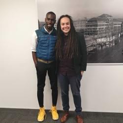 Our Director Laura with Black Lives Matter cofounder DeRay McKesson Our Director Laura with Black Lives Matter cofounder DeRay McKesson