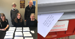 A group of ActionStation volunteers who helped stuff hundreds of envelopes with letters to Jacinda Ardern about welfare A group of ActionStation volunteers who helped stuff hundreds of envelopes with letters to Jacinda Ardern about welfare