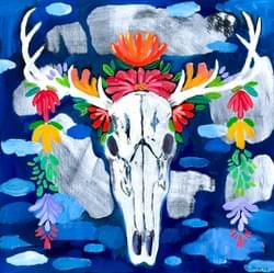 Muerto Buck with Flower Chains Muerto Buck with Flower Chains