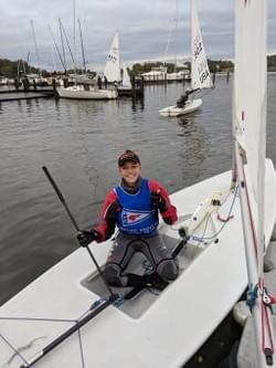 Laser Sailing at Junior Olympics Laser Sailing at Junior Olympics