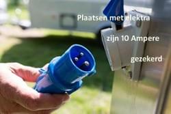 Plaatsen met elektra aansluiting Plaatsen met elektra aansluiting