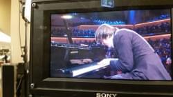 Danill Trifonov rehearsing for the New Year's Concert in the Berliner Philharmonie