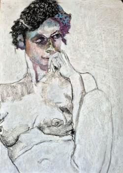 Riposo (oil pastel) 2024