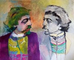 Gauguin looking at Paul