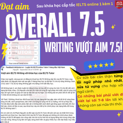 Feedback HS IELTS TUTOR cập nhật hàng ngày      Người thật, việc thật, nhận xét thật & bảng điểm thật! Feedback HS IELTS TUTOR cập nhật hàng ngày      Người thật, việc thật, nhận xét thật & bảng điểm thật!