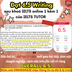 IELTS TUTOR WRITING ONLINE 1 KÈM 1 IELTS TUTOR WRITING ONLINE 1 KÈM 1