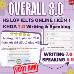 Feedback HS IELTS TUTOR cập nhật hàng ngày      Người thật, việc thật, nhận xét thật & bảng điểm thật! Feedback HS IELTS TUTOR cập nhật hàng ngày      Người thật, việc thật, nhận xét thật & bảng điểm thật!