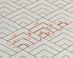 菱青海波の刺し潤サンプル 菱青海波の刺し潤サンプル