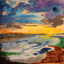 N°505 - POUR UN MONDE FRATERNEL - Toile acrylique (20x20) N°505 - POUR UN MONDE FRATERNEL - Toile acrylique (20x20)
