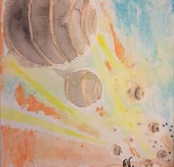 N° 500 - REVE D'AVENIR - toile acrylique (20x20) N° 500 - REVE D'AVENIR - toile acrylique (20x20)