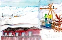 Cachée dans un bus à Lonyearbyen