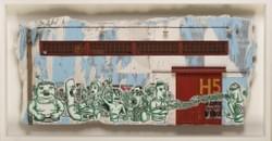 Charles Malherbe - H5 - 2013 - 55 x 104 x 8 cm Charles Malherbe - H5 - 2013 - 55 x 104 x 8 cm