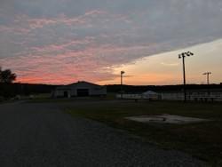 Pre-horse show sunrise Pre-horse show sunrise