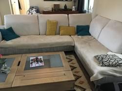 le canapé d'angle et ses plaids le canapé d'angle et ses plaids