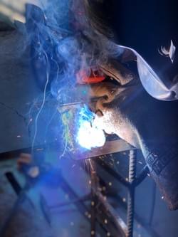 Welding a Kindling Splitter Welding a Kindling Splitter