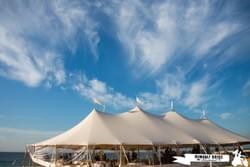 Galley Beach Wedding, Nantucket Island. Photograph by Runaway Bride Nantucket.
