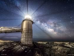Marshall Point Lighthouse and Milky Way Marshall Point Lighthouse and Milky Way