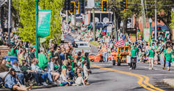 The Fred Roberts balcony is prefect for viewing Dublin's many parades on the street below.