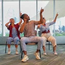 Mia Moi, Jaylin Lane, and Lauren Parra Faudree at LookOUT Fest, Long Center, September 2022.