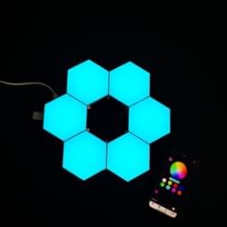 colorful hexagonal wall light colorful hexagonal wall light