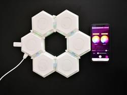 Hexagonal quantum led light Hexagonal quantum led light