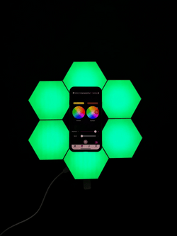 Smart phone app controlled hexagonal modular Smart phone app controlled hexagonal modular