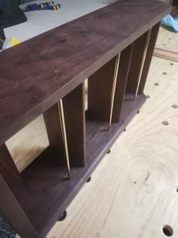 Walnut tea rack Walnut tea rack