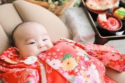 赤ちゃん お宮参り 写真