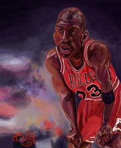 Michael Jordan Digital Painting