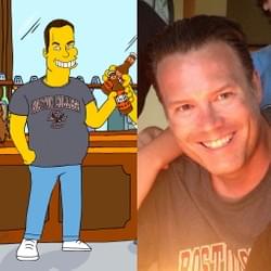 Simpsons Themed Digital Cartoon