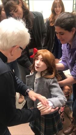 Paula Vogel and I with a puppet Paula Vogel and I with a puppet