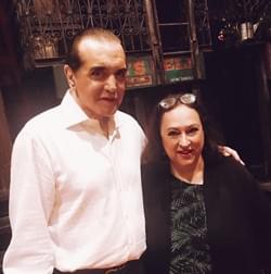 With Chazz Palminteri  on set @ A Bronx Tale the Musical With Chazz Palminteri  on set @ A Bronx Tale the Musical