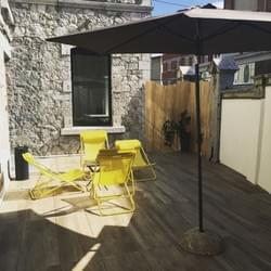 Terrasse au deuxième étage