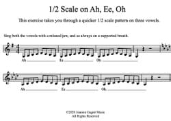 Exercise 6: Scale on Ah Ee Oh Exercise 6: Scale on Ah Ee Oh
