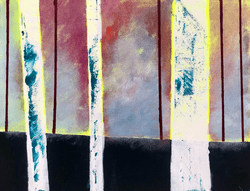 Ruby Forest  (Framed) SOLD Ruby Forest  (Framed) SOLD