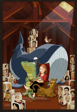 Illsutration pour l'affiche d'un concert de chorale