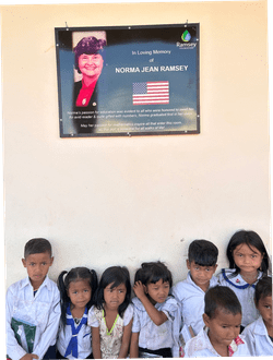 Ramsey Foundation Cambodian School Classroom Dedication Norma Ramsey Classroom
