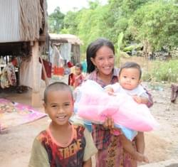Mark & Trina Ramsey Foundation distributed an additional 50 mosquito nets to families in Cambodia thanks to donations from Bob & Ellie Pulcini, Carol Baxter, Alison Miller (& son Hunter), Brian/Kelly/Kaitlyn Randles, Debbie Sarjant and Mark & Trina....this is just one of many happy recipients! Mark & Trina Ramsey Foundation distributed an additional 50 mosquito nets to families in Cambodia thanks to donations from Bob & Ellie Pulcini, Carol Baxter, Alison Miller (& son Hunter), Brian/Kelly/Kaitlyn Randles, Debbie Sarjant and Mark & Trina....this is just one of many happy recipients!