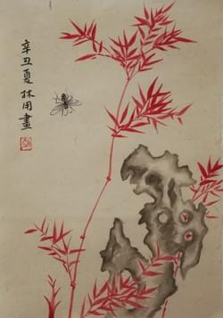 Maple leaves (size 21x30cm). Price 200- Euro