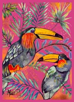 Pink Tu-Can. Mixed Media Pink Tu-Can. Mixed Media