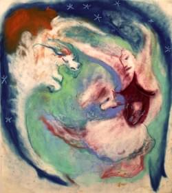 This drawing holds images of a future life!  A dance of life, and companions that live side by side with us.