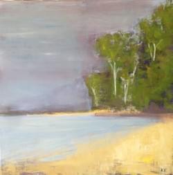 Bush meets beach, 2014, 61 x 61cm, $400 unframed Bush meets beach, 2014, 61 x 61cm, $400 unframed