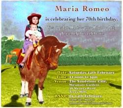 2018 75th Birthday Invitation 2018 75th Birthday Invitation