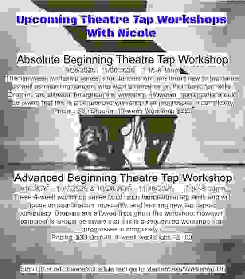 Advanced Beginning Theatre Tap Workshop