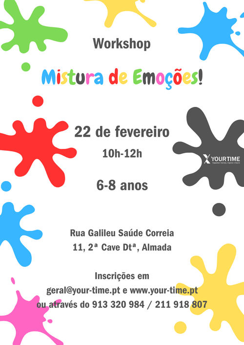 Workshop "Mistura de Emoções!" - 2ª edição