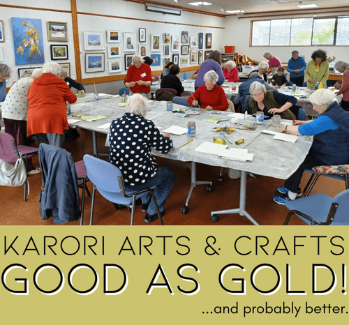 "Good as Gold!" Collaborative Collage Making Experience!